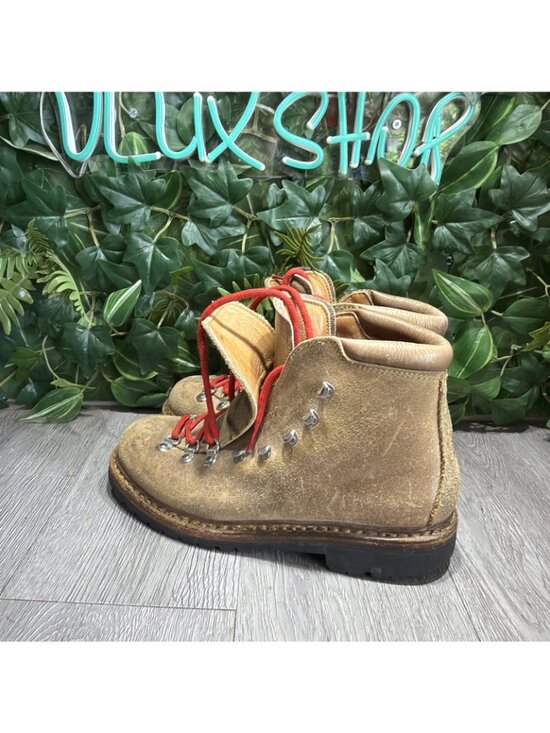Vintage Fabiano Extra Mountaineering Boots Hiking Men 8 M Made in Italy Leather main image 8